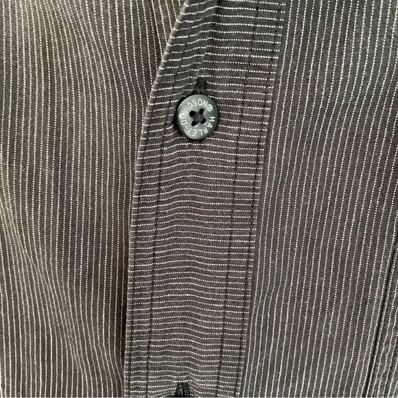 Harley Davidson Mens Cotton Button Front Back Eagle Logo Shirt Size 2XL - Picture 8 of 13